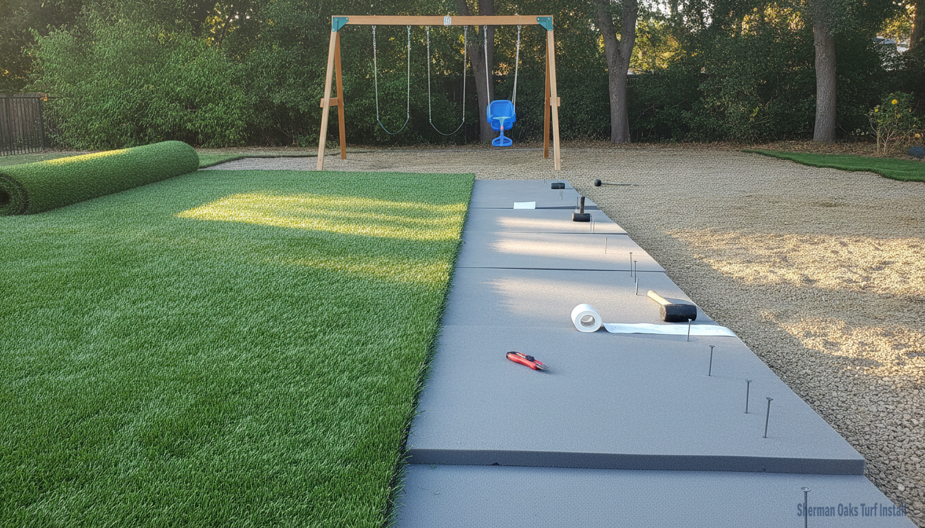 Playground and Play Area Turf Installation